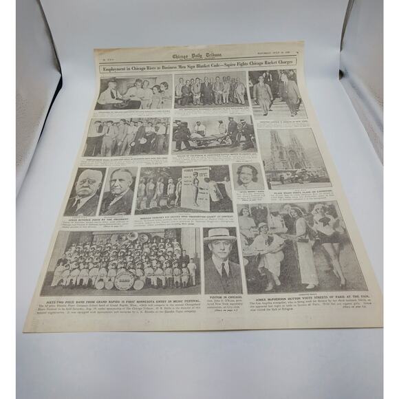 1933 Roosevelt Code Blanks Gen Johnson Automobile Industry Walter Chrysler Plane - Picture 2 of 16